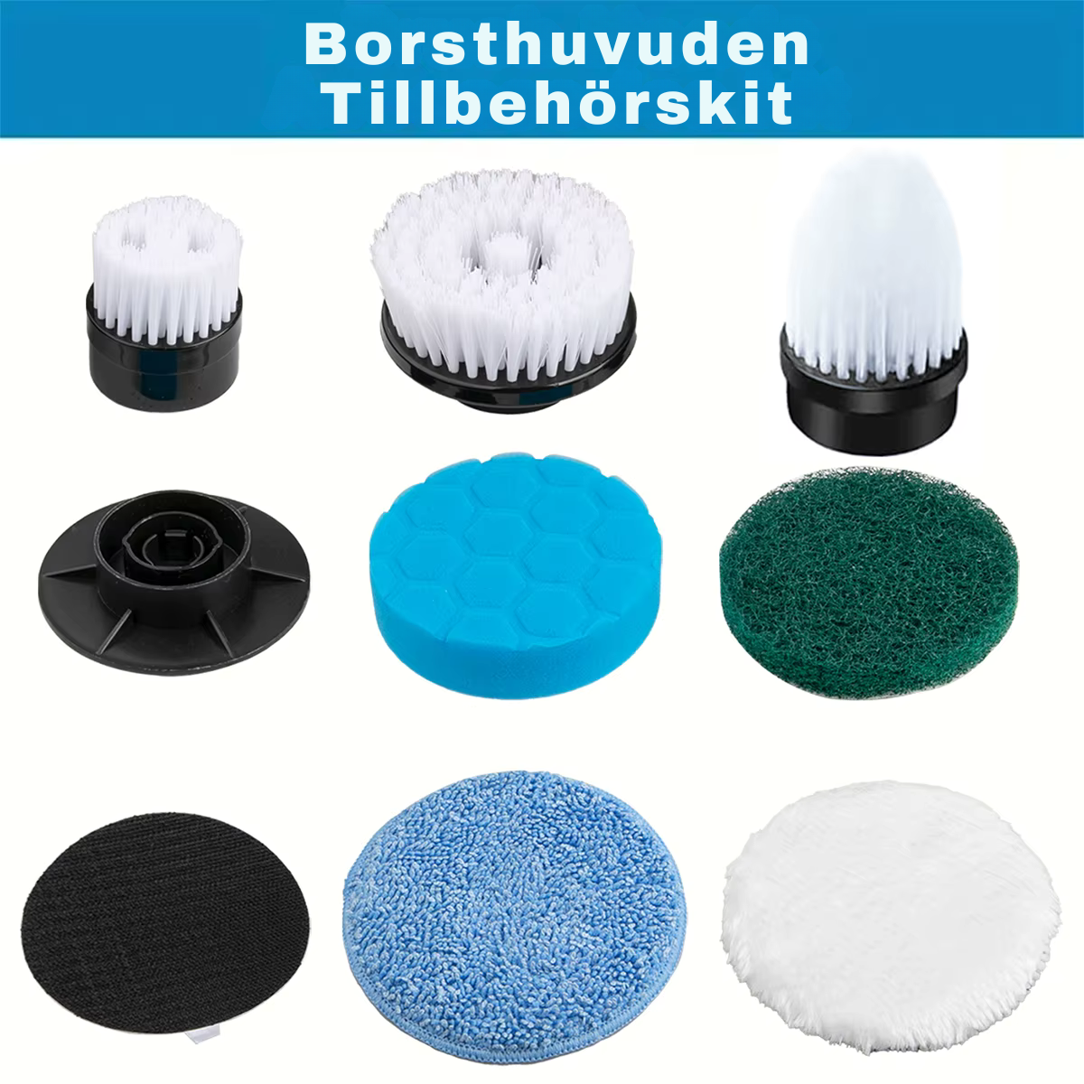 9-Extra borsthuvuden
